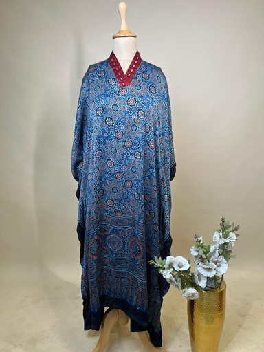 [KARH3450] Ajrakh Modal Kaftans 4803