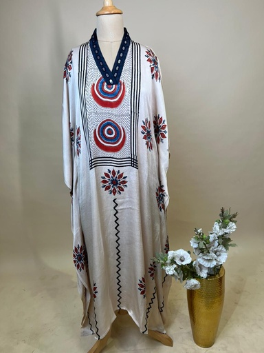 [KARH3450] Ajrakh Modal Kaftans 4803
