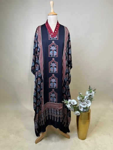 [KARH3450] Ajrakh Modal Kaftans 4803