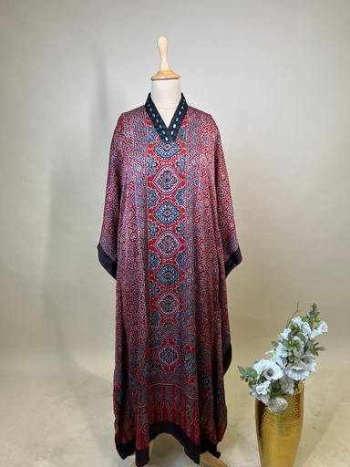 [KARH3450] Ajrakh Modal Kaftans 4803