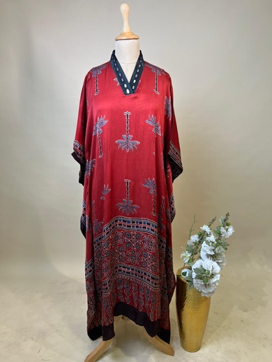 [KARH3450] Ajrakh Modal Kaftans 4803