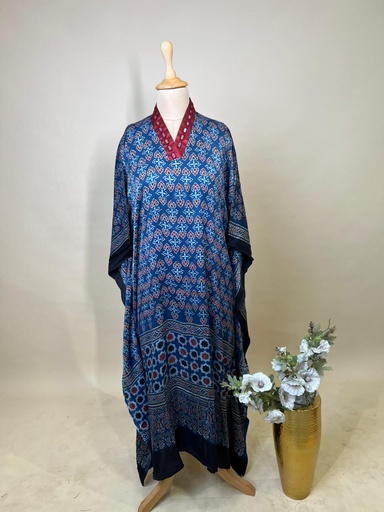 [KARH3450] Ajrakh Modal Kaftans 4803