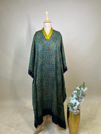 [KARH3450] Ajrakh Modal Kaftans 4803