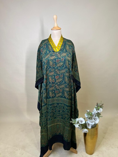 [KARH3450] Ajrakh Modal Kaftans 4803