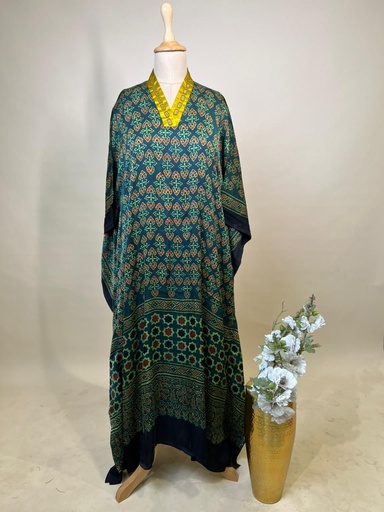 [KARH3450] Ajrakh Modal Kaftans 4803