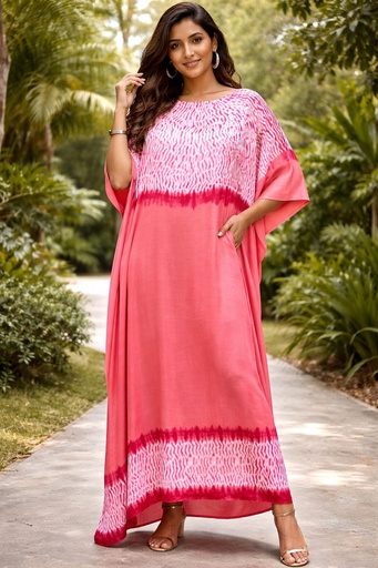 [KAVV3150] Shibori Modal Kaftans 4803