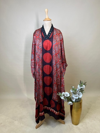 [KARH3450] Ajrakh Modal Kaftans 4803
