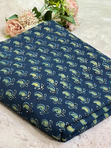 [CFVK395] Ajrakh Cotton Fabric 5021