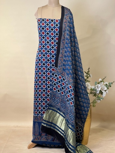 [SUMLK6450] Ajrakh Modal Suit Sets 5012