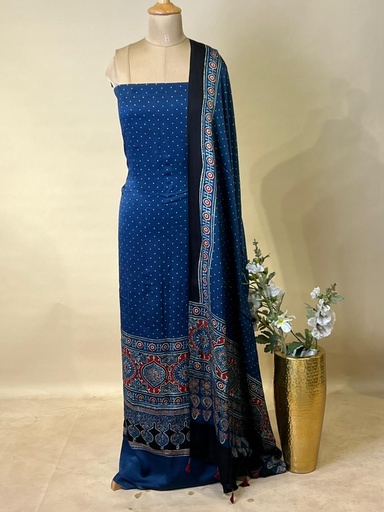 [SUKD6450]  Ajrakh Modal Suit Sets 5012