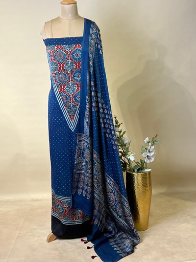 [SUKD6450]  Ajrakh Modal Suit Sets 5012
