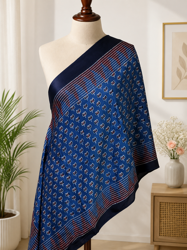 [STVD1450] Ajrakh Modal Stoles 5071