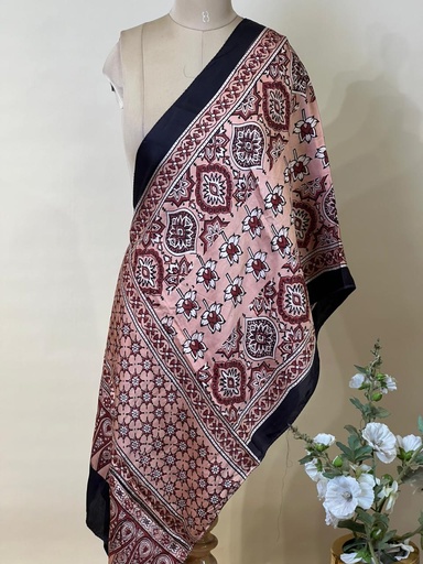 [STVD1450] Ajrakh Modal Stoles 5071