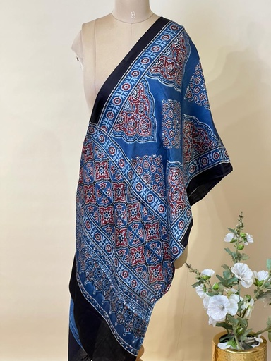 [STVD1450] Ajrakh Modal Stoles 5071