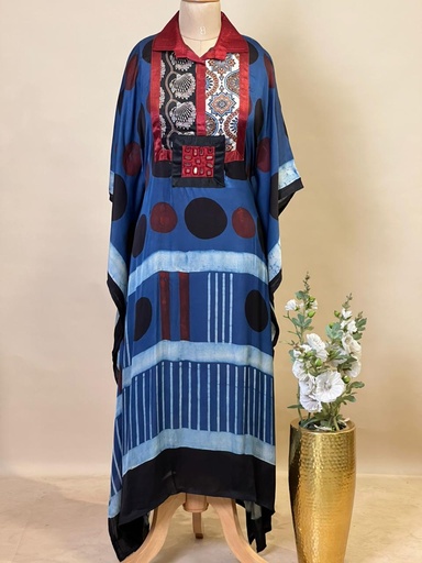 [KARH3950] Ajrakh Modal Kaftans 4803