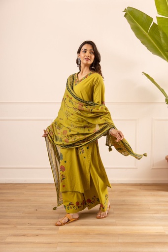 Premium Cotton Kurti Sets 5043