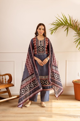 Cotton Kurti Sets 5043
