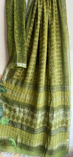 [SACH2750] Linen Cotton Saree 5012