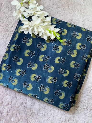 [CFVK820] Ajrakh Mashru Fabric 4215