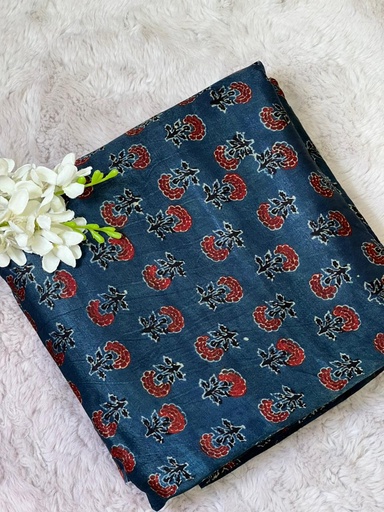 [CFVK820] Ajrakh Mashru Fabric 4215