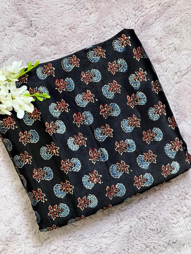[CFVK820] Ajrakh Mashru Fabric 4215