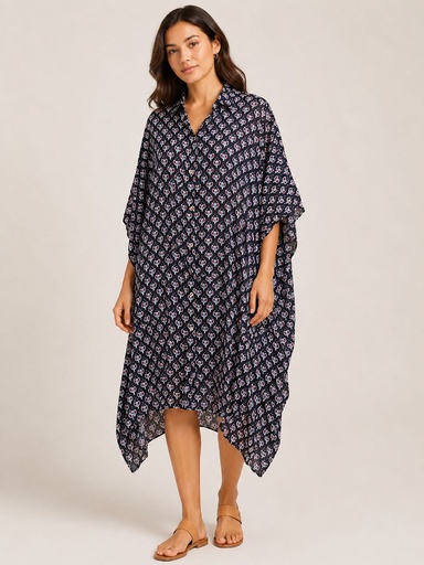 Ajrakh Modal Shirt Kaftans 5015 