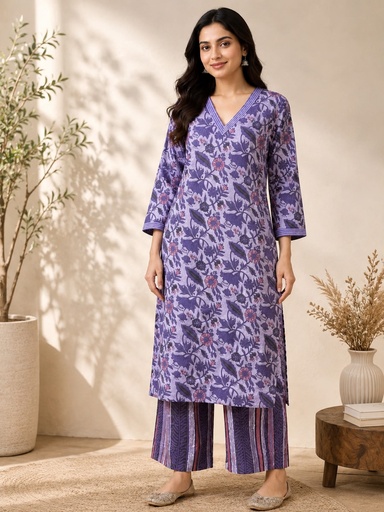Vanaspathi Ajrakh Cotton Coord Sets 5028
