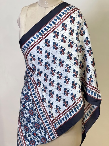[STMT1450] Ajrakh Modal Stoles 5071