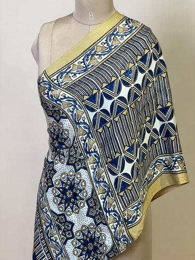 [STMT1450] Ajrakh Modal Stoles 5071
