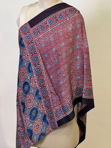 [STMT1450] Ajrakh Modal Stoles 5071