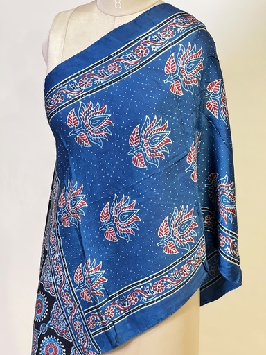 [STMT1450] Ajrakh Modal Stoles 5071
