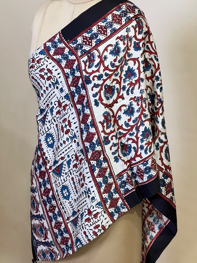 [STMT1450] Ajrakh Modal Stoles 5071