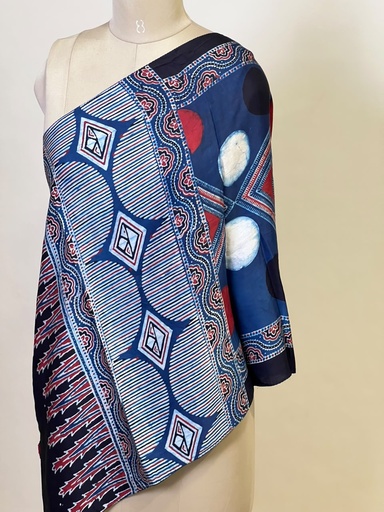 [STMT1450] Ajrakh Modal Stoles 5071
