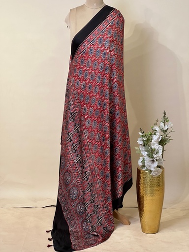[DUMT2190] Ajrakh Modal Dupatta 5072