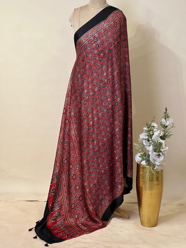 [DUMT2190] Ajrakh Modal Dupatta 5072