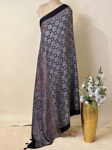 [DUMT2190] Ajrakh Modal Dupatta 5072