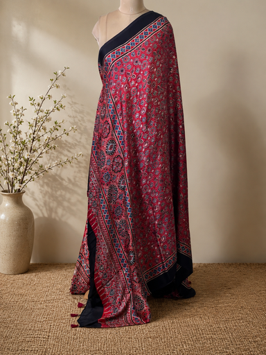 [DUMT2190] Ajrakh Modal Dupatta 5072