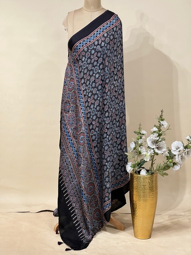 [DUMT2190] Ajrakh Modal Dupatta 5072