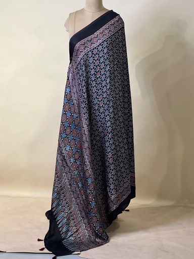[DUMT2190] Ajrakh Modal Dupatta 5072