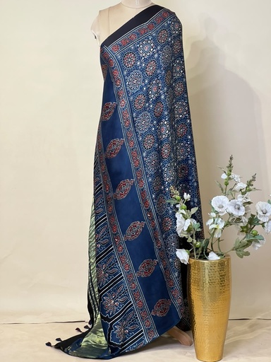 [DUMT2790] Ajrakh Modal Dupatta 5072