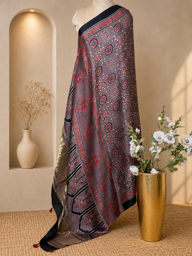 [DUMT2790] Ajrakh Modal Dupatta 5072