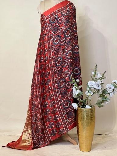 [DUMT2790] Ajrakh Modal Dupatta 5072