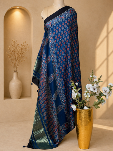 [DUMT2790] Ajrakh Modal Dupatta 5072