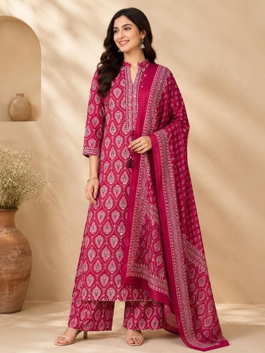  Soft Cotton Kurti Sets 5043