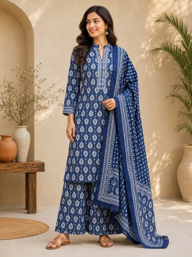 Soft Cotton Kurti Sets 5043