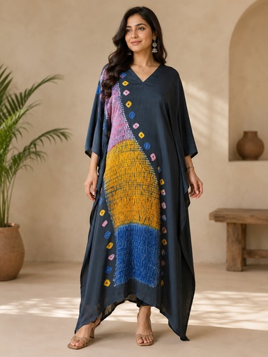 [KARH3650] Shibori Modal Kaftans 4803