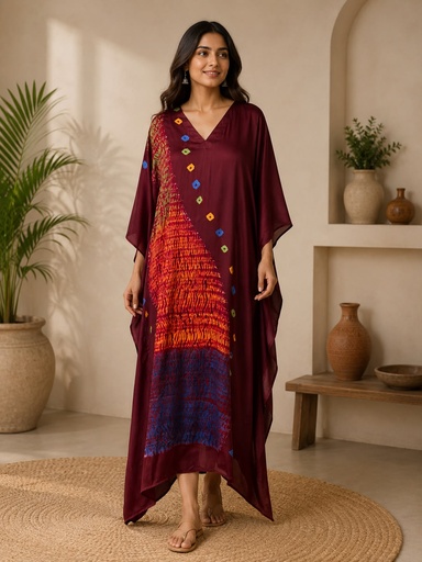 [KARH3650] Shibori Modal Kaftans 4803