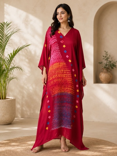 [KARH3650] Shibori Modal Kaftans 4803