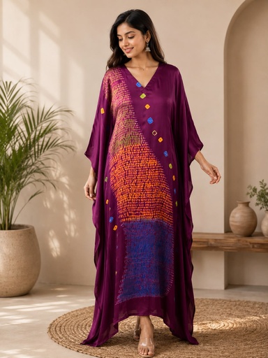 [KARH3650] Shibori Modal Kaftans 4803 