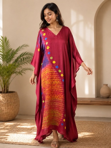 [KARH3650] Shibori Modal Kaftans 4803